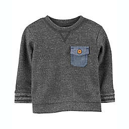 OshKosh B'gosh® Crewneck Sweatshirt in Grey Heather