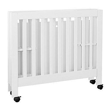 Babyletto Origami Mini Crib in White. View a larger version of this product image.