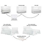 Alternate image 3 for Dream On Me Synergy 5-in-1 Convertible Crib in White