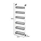 Alternate image 2 for Simply Essential&trade; Over-the-Door Pantry Organizer in Bright White/Alloy