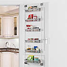 Alternate image 1 for Simply Essential&trade; Over-the-Door Pantry Organizer in Bright White/Alloy