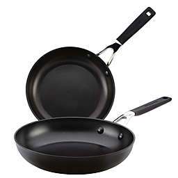 KitchenAid® 2-Piece Hard Anodized Nonstick Frying Pan Set in Onyx Black