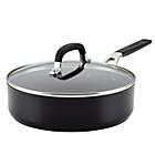 Alternate image 0 for KitchenAid&reg; Hard Anodized 3-Quart Nonstick Saute Pan with Lid in Onyx Black