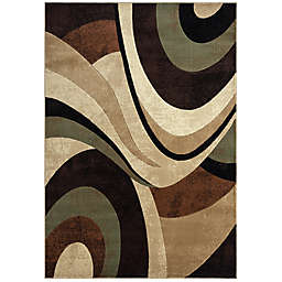 Tribeca Slade 8' x 10' Area Rug in Brown/Green