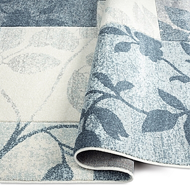 Tribeca Jasmine 5&#39; x 7&#39; Area Rug in Blue/Cream. View a larger version of this product image.