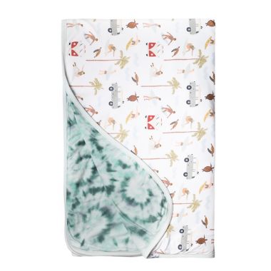 Copper Pearl&trade; Maui Jumbo Quilted Baby Blanket in White. View a larger version of this product image.