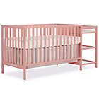 Alternate image 0 for Dream On Me Synergy 4-in-1 Convertible Crib And Changer in Dusty Pink