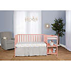 Alternate image 6 for Dream On Me Synergy 4-in-1 Convertible Crib And Changer in Dusty Pink