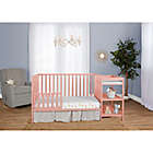 Alternate image 7 for Dream On Me Synergy 4-in-1 Convertible Crib And Changer in Dusty Pink