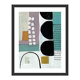 Introductions III 22.5-Inch x 26.88-Inch Framed Wall Art in Black