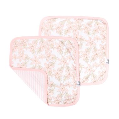 Copper Pearl&trade; Kiana Security Blankets in Green (Set of 2). View a larger version of this product image.