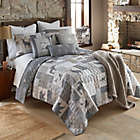 Alternate image 1 for Your Lifestyle by Donna Sharp Wyoming 2-Piece Twin Reversible Quilt Set in Grey