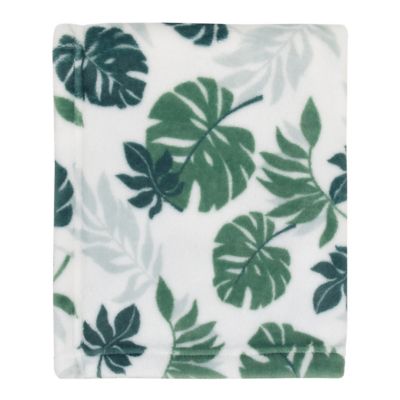 Simply Bay by NoJo&reg; Palm Leaf Baby Blanket in Green