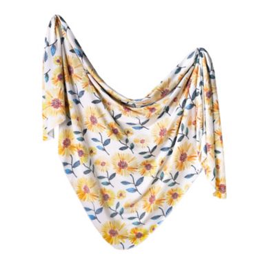 Copper Pearl&trade; Sunnie Knit Baby Blanket in Yellow. View a larger version of this product image.