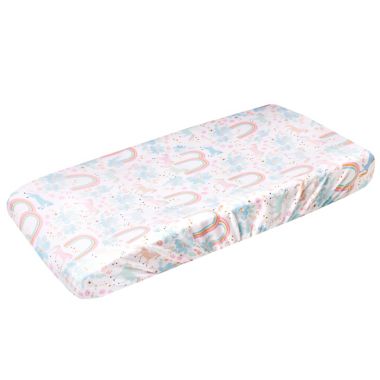 Copper Pearl&trade; Whimsy Changing Pad Cover in White. View a larger version of this product image.