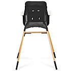 Alternate image 2 for Dream On Me Nibble 2-in-1 Wooden High Chair in Black