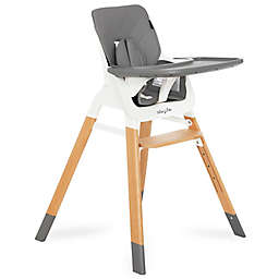 Dream On Me Nibble 2-in-1 Wooden High Chair