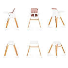 Alternate image 8 for Dream On Me Nibble 2-in-1 Wooden High Chair in Pink