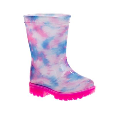 Josmo Shoes&reg; Tie Dye Rain Boot in Pink/Blue