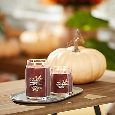 Yankee Candle&reg; Autumn Wreath Signature Collection 20 oz. Large Jar Candle. View a larger version of this product image.
