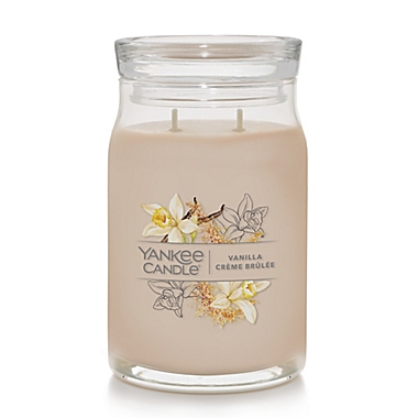 Yankee Candle&reg; Vanilla Creme Brulee Signature Collection 2-Wick 20 oz. Large Jar Candle. View a larger version of this product image.