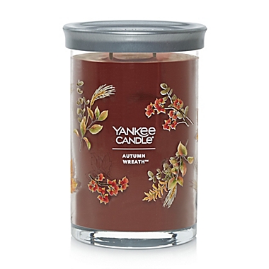 Yankee Candle&reg; Autumn Wreath Signature Collection 20 oz. Large Candle. View a larger version of this product image.