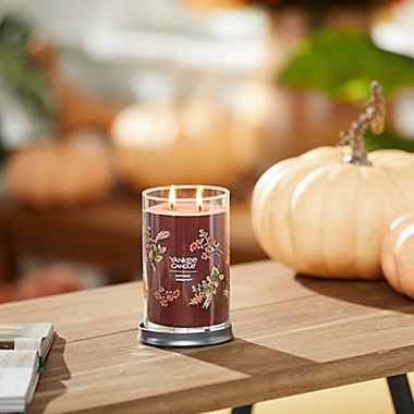 Yankee Candle&reg; Autumn Wreath Signature Collection 20 oz. Large Candle. View a larger version of this product image.