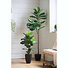Alternate image 10 for A&amp;B Home 59-Inch Artificial Fiddle Leaf Fig Tree in Planter