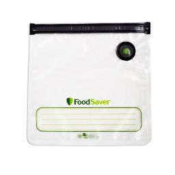 FoodSaver® 8-Pack Reusable Gallon Clear Vacuum Zipper Bags