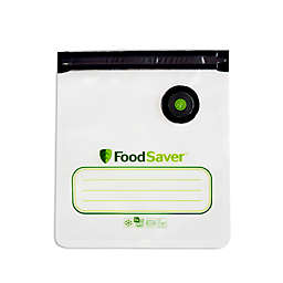 FoodSaver® 10-Pack Reusable Quart Clear Vacuum Zipper Bags