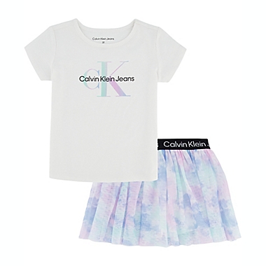 Calvin Klein® 2-Piece Top and Skirt Set | buybuy BABY