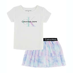Calvin Klein® 2-Piece Top and Skirt Set