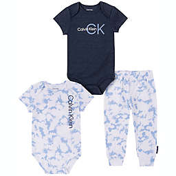 Calvin Klein® 3-Piece Bodysuit and Pant Set in Blue