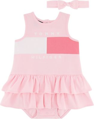 Tommy Hilfiger&reg; 2-Piece Sunsuit and Headband Set in Pink