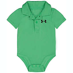 Under Armour® Match Play Twist Short Sleeve Polo Bodysuit in Green
