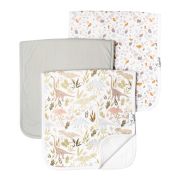 Copper Pearl 3-Pack Rex Premium Burp Cloths