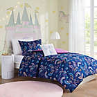 Alternate image 1 for Mi Zone Kids Leora Pegasus Printed 3-Piece Twin Comforter Set in Blue