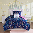Alternate image 0 for Mi Zone Kids Leora Pegasus Printed 4-Piece Full/Queen Comforter Set in Blue