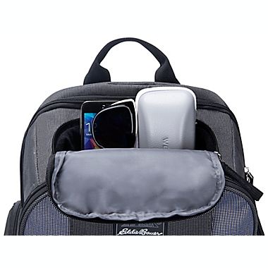 Eddie Bauer&reg; Echo Bay Backpack Diaper Bag in Grey. View a larger version of this product image.