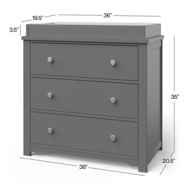 Forever Eclectic Harmony 3-Drawer Dresser. View a larger version of this product image.