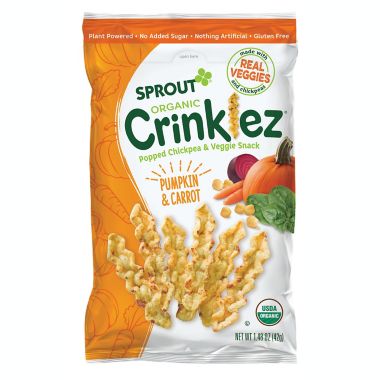 Sprout Organic Foods&reg; 1.48 oz. Pumpkin Carrot Crinklez. View a larger version of this product image.