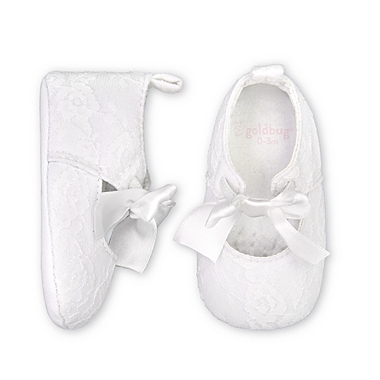 goldbug&trade; Lace Mary Jane Dress Shoe in White. View a larger version of this product image.