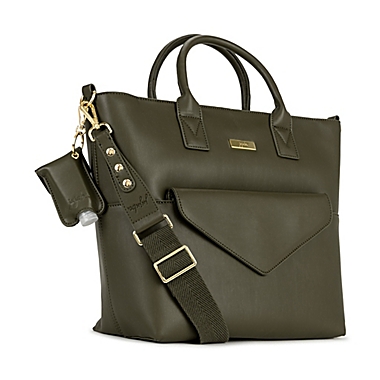 JuJuBe&reg; Beyond Chic Diaper Tote in Basil. View a larger version of this product image.