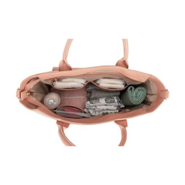 JuJuBe&reg; Beyond Chic Diaper Tote in Biscotti. View a larger version of this product image.