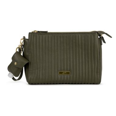 JuJuBe&reg; Beyond Day 2 Night Crossbody Diaper Bag in Basil. View a larger version of this product image.