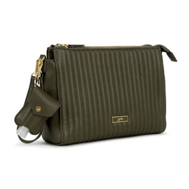 JuJuBe&reg; Beyond Day 2 Night Crossbody Diaper Bag in Basil. View a larger version of this product image.