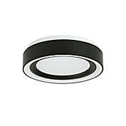Cedar Hill 13-Inch Dimmable LED Flush Mount Ceiling Light Ceiling Light in Black
