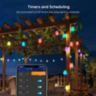 Alternate image 6 for Govee Bluetooth RGBW 15-Bulb String Light Set