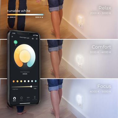 Globe&reg; Electric Wi-Fi Smart Motion Sensor Night Light. View a larger version of this product image.
