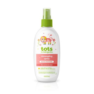Babyganics&reg; Tots 6 oz. Detangling Spray. View a larger version of this product image.